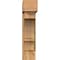 Ekena Millwork Balboa Block Rough Sawn Bracket w/ Offset Brace, Western Red Cedar, 8"W x 26"D x 34"H BKT0806X26X34BOA05RWR - alternate 3